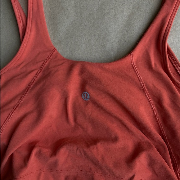 Lululemon Rust Red Align Tank Top - Picture 2 of 3